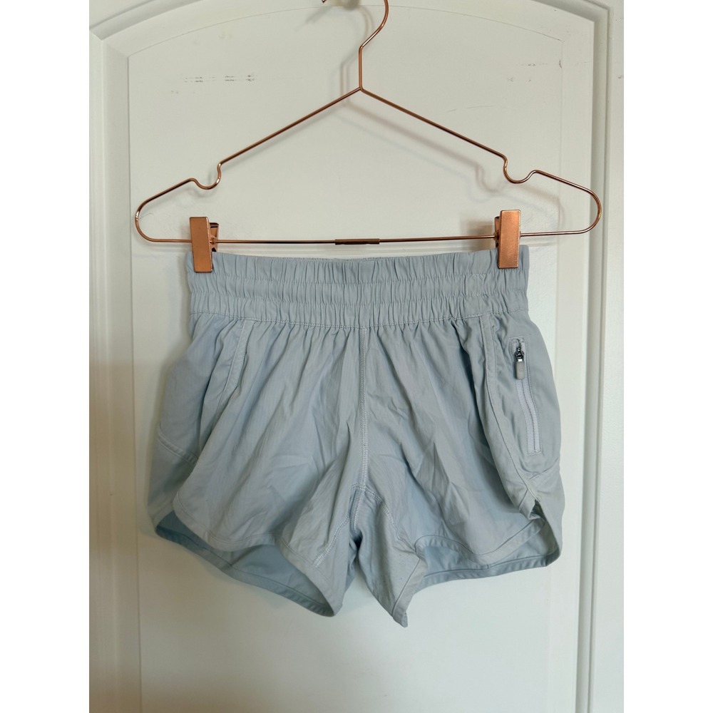 lululemon Hotty Hot Short Women 4 Gray High Rise Running